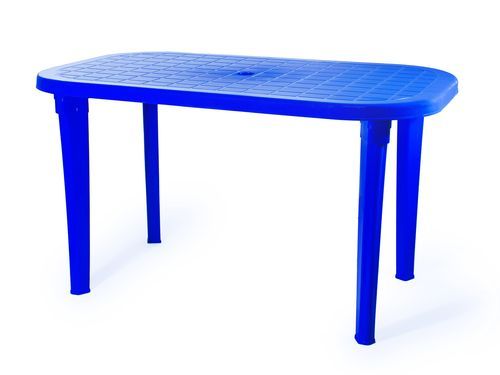 стол пластиковый овальный синий