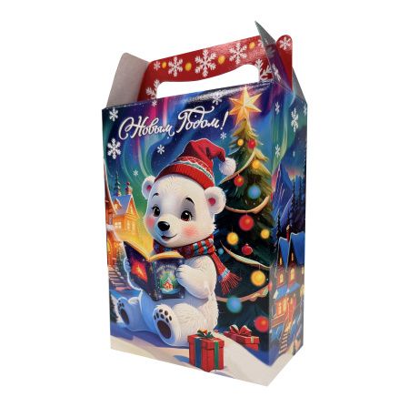 коробка 1 кг Мишка на Севере (хромэрзац)