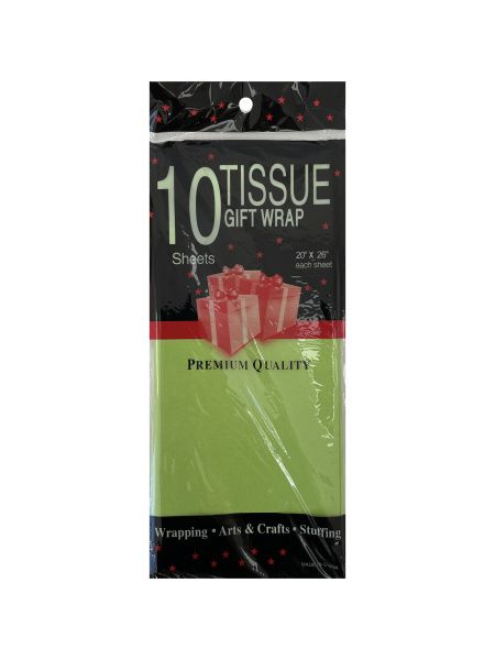 бумага Тишью 50*66 лайм /10 *