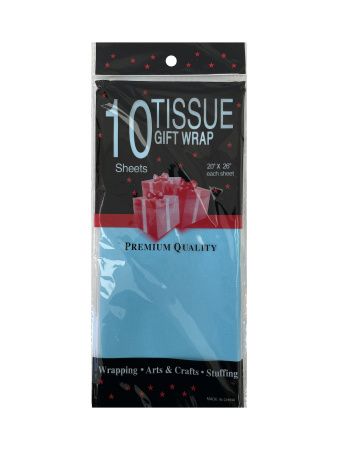 бумага Тишью 50*66 бирюзовый /10 *