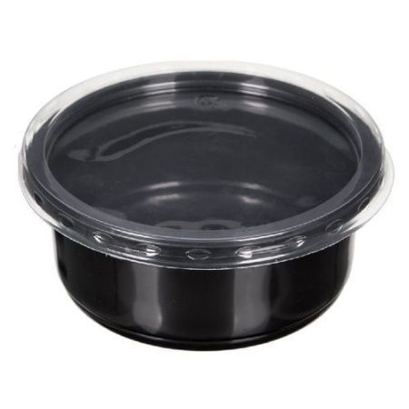 контейнер СпК-115 250мл черное дно с крышкой