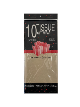 бумага Тишью 50*66 бронзовый /10 *