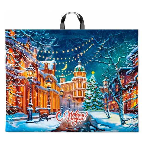 пакет петл. 71х55 Зимний вечер 90мкм НГ