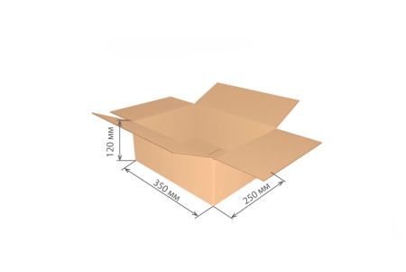 гофроящик 350х250х120 Т22С/20-25 шт *