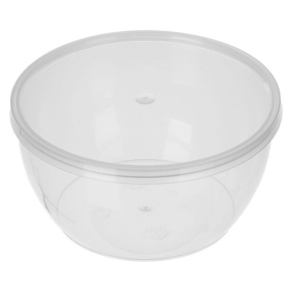контейнер  360мл "Плошка" с прозрач. крышкой d=111/400