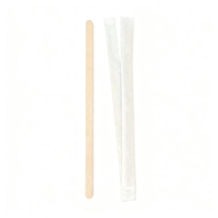 размешиватель деревянный 140х6х1,8 мм в инд. упаковке/250