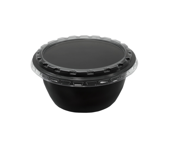 контейнер УЮ М-132 черный 500 мл РР (крышка прозр. М-138 низк.)