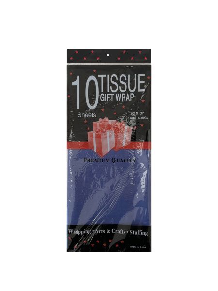 бумага Тишью 50*66 синий /10 *