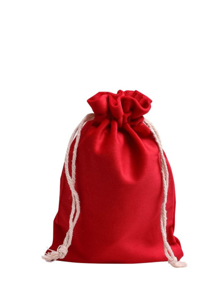 мешок 17х23 велюр. красный
