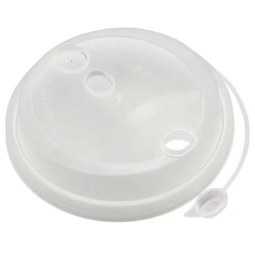 крышка д/стакана 300,400мл d=90мм прозрачная матовая с питейником ПП