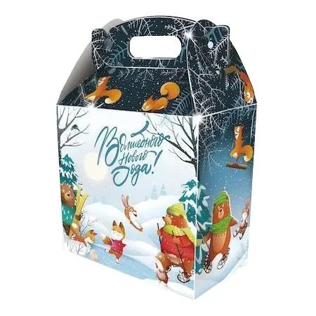 коробка 1,5 кг Звери в лесу (мгк)