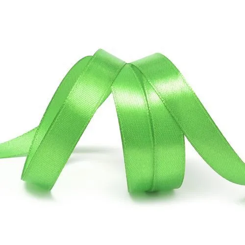 Лента атласная 12 мм  (светло-зеленая) 33 м
